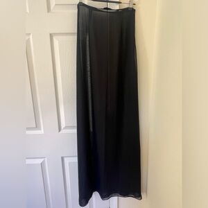 LAPOINTE Black Maxi Skirt